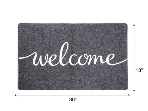 Latitude Run® Lashera Welcome Mats 30 in. x 18 in. Outdoor